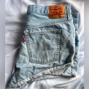 Levi’s 501 denim shorts, size 34W